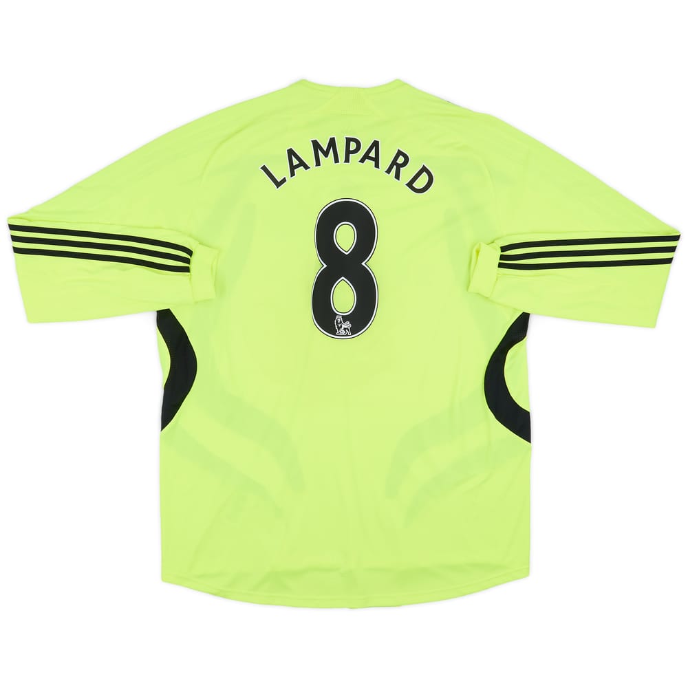 2007-08 Chelsea Authentic Away L/S Shirt Lampard #8 - 7/10 - (XXL)