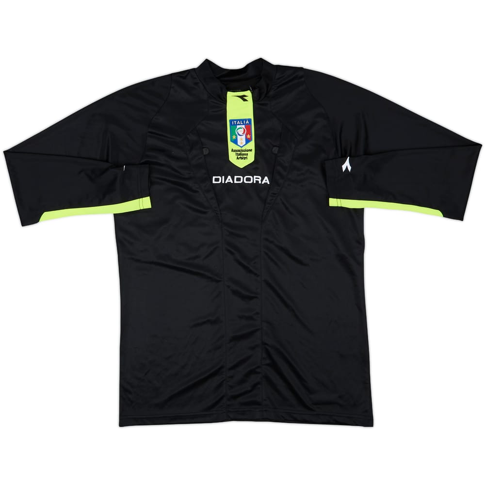 2009-10 Italy Diadora Referee L/S Shirt - 9/10 - (M)