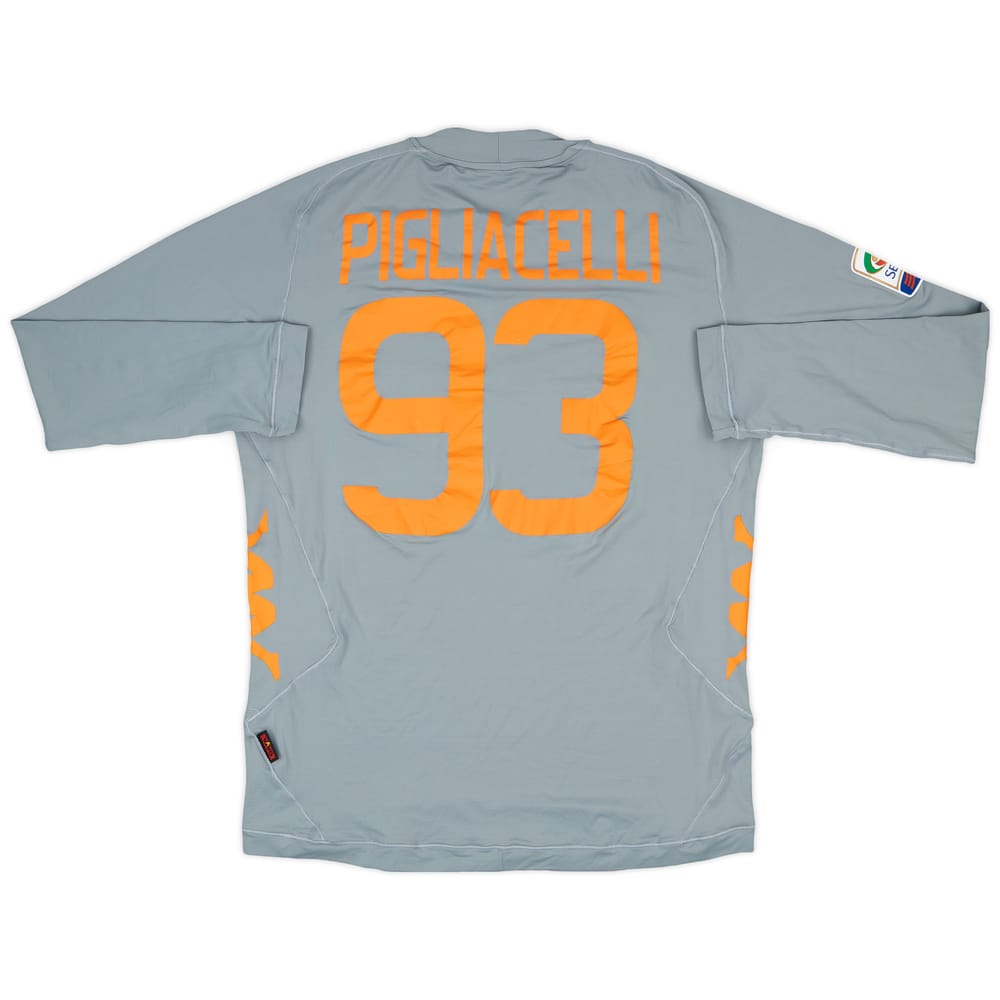 2011-12 Roma Match Issue GK Shirt Pigliacelli #93