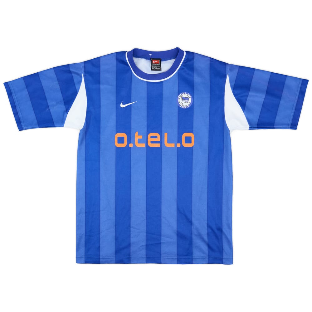 2000-01 Hertha Berlin Home Shirt - 9/10 - (XL.Boys)