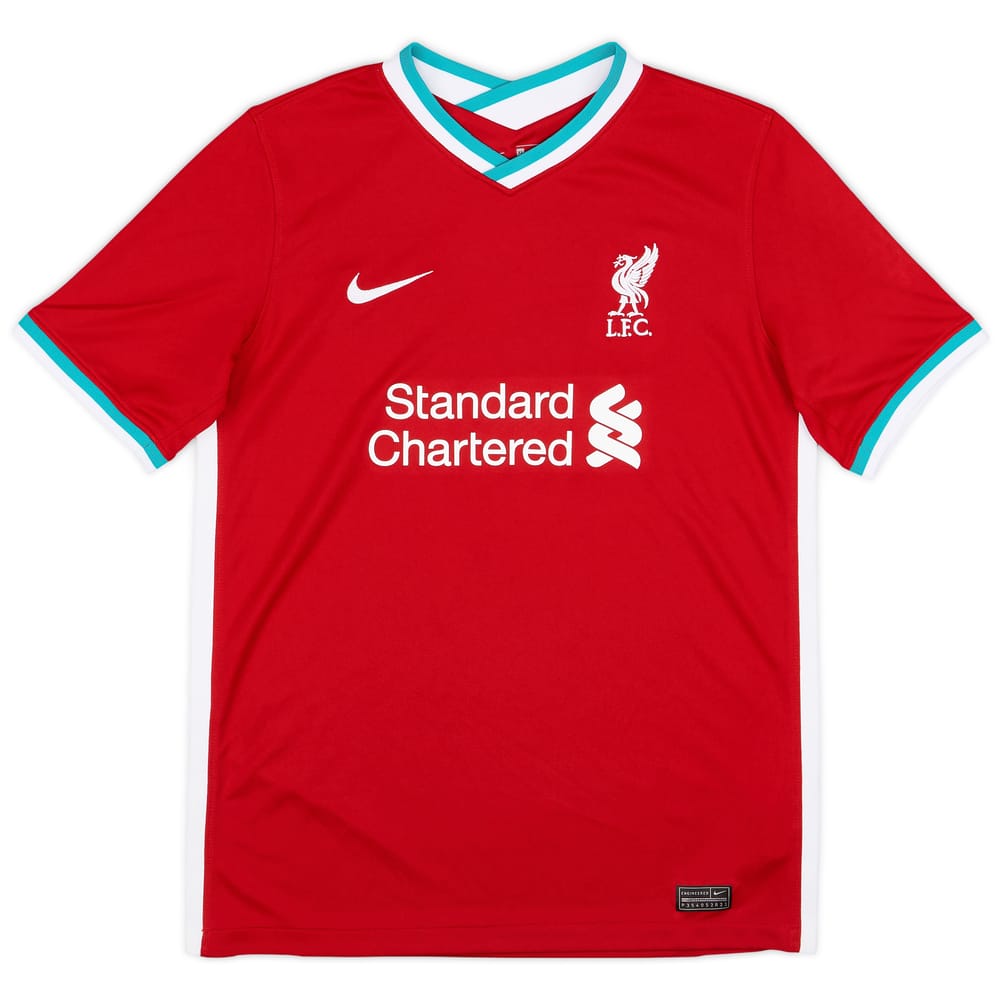 2020-21 Liverpool Home Shirt - 8/10 - (XL.Boys)