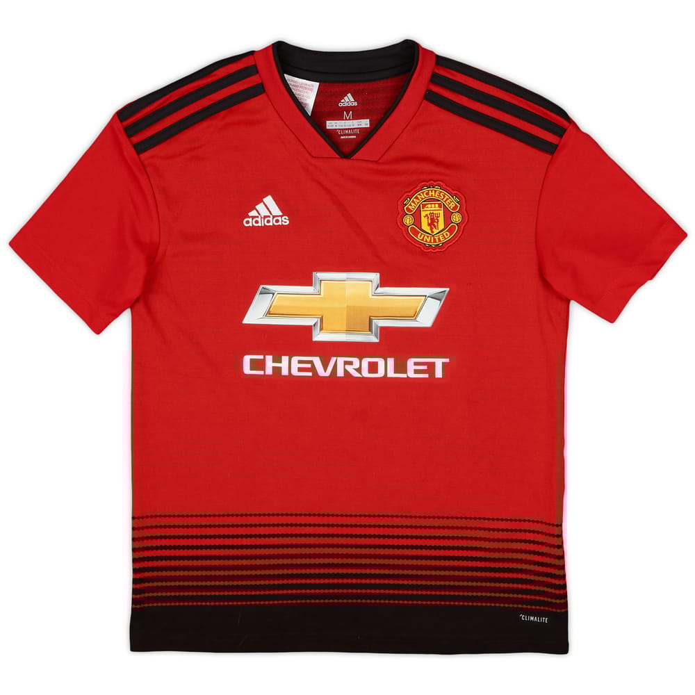 2018-19 Manchester United Home Shirt - 9/10 - (M.Boys)