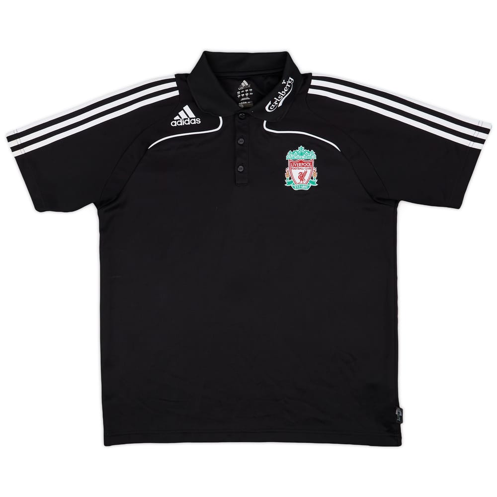 2008-09 Liverpool adidas Polo Shirt - 9/10 - (L)
