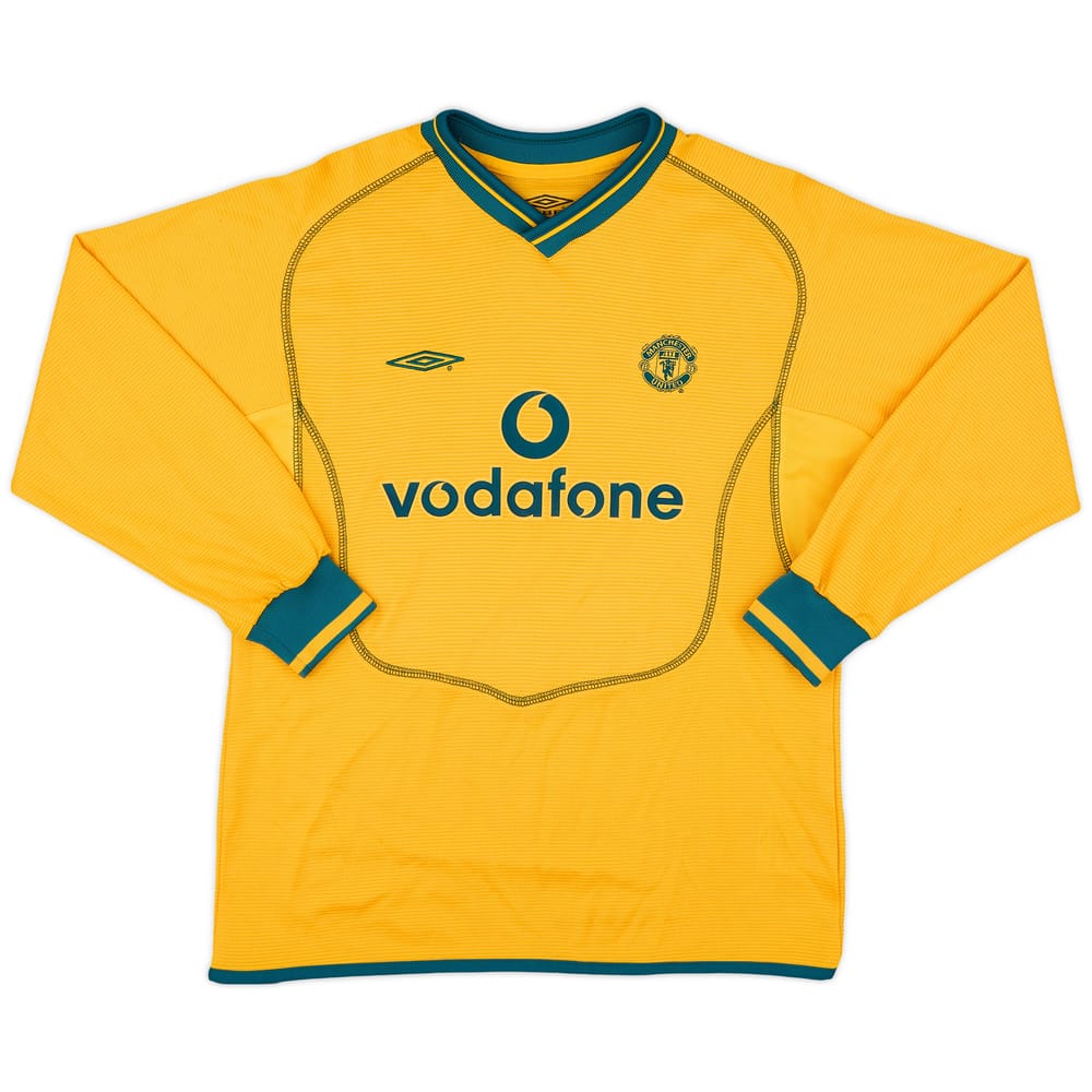 2000-02 Manchester United GK Shirt - 9/10 - (L.Boys)