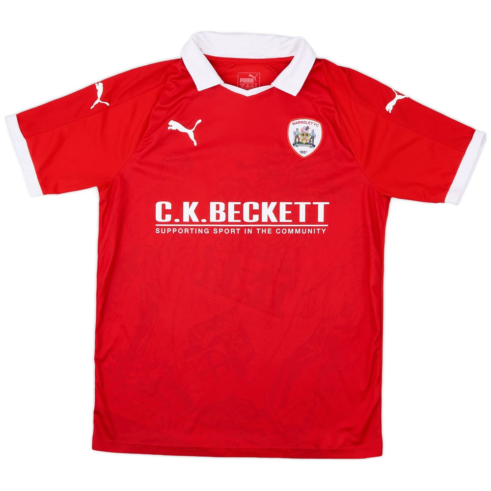 2018-19 Barnsley Home Shirt - 9/10 - (M)