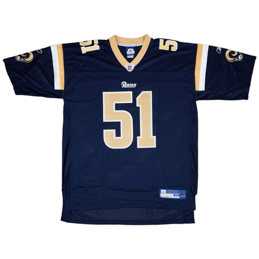 2006 St Louis Rams Witherspoon #51 Reebok On Field Home Jersey - 9/10 - (XL)