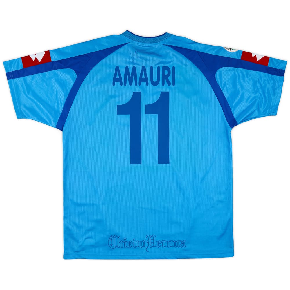 2005-06 Chievo Verona Signed Third Shirt Amauri #11 - 6/10 - (XL)