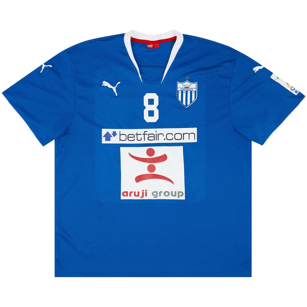 2009-10 Anorthosis Famagusta Volleyball Match Issue Shirt #8 (Φpety)