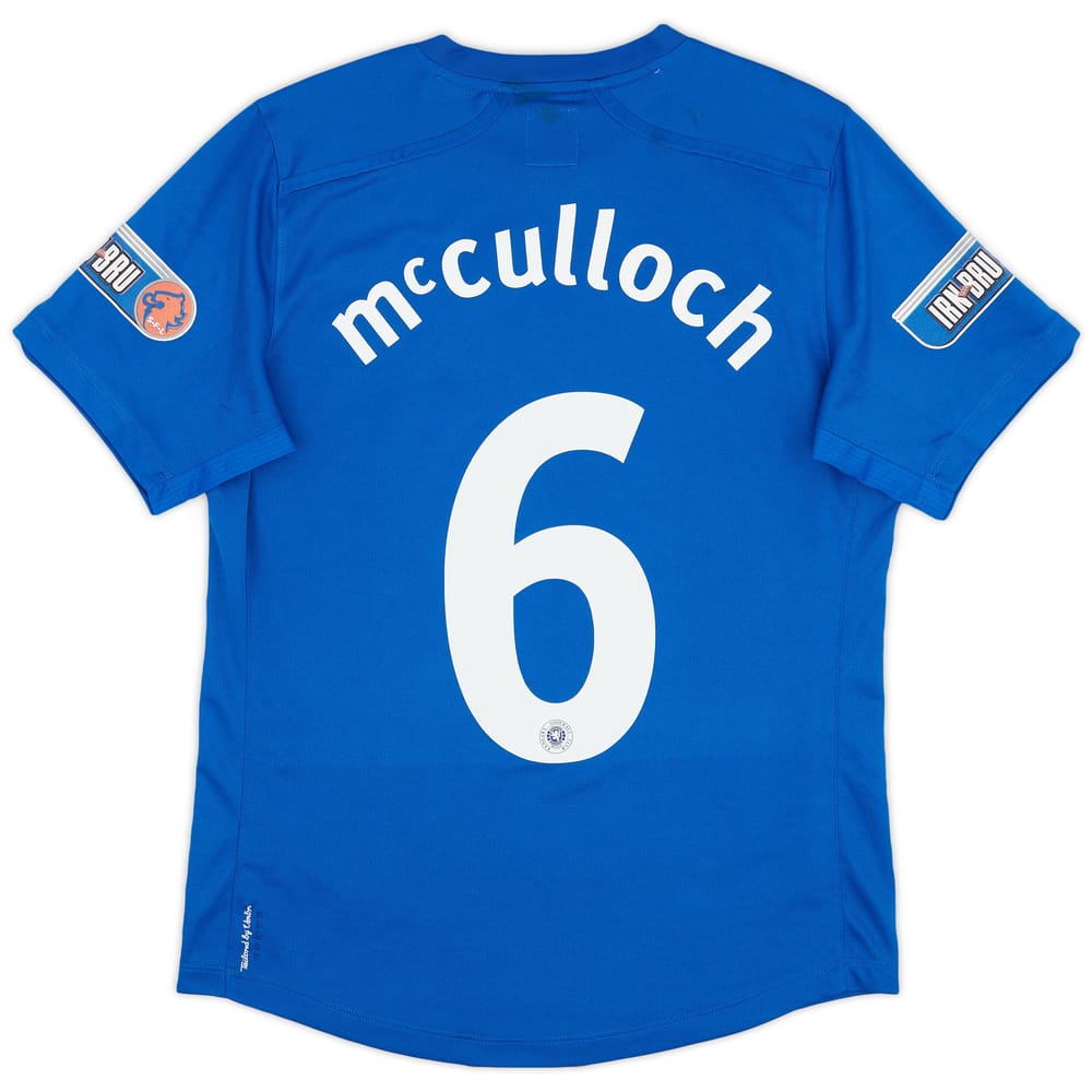2012-13 Rangers Home Shirt McCulloch #6 - 7/10 - (S)
