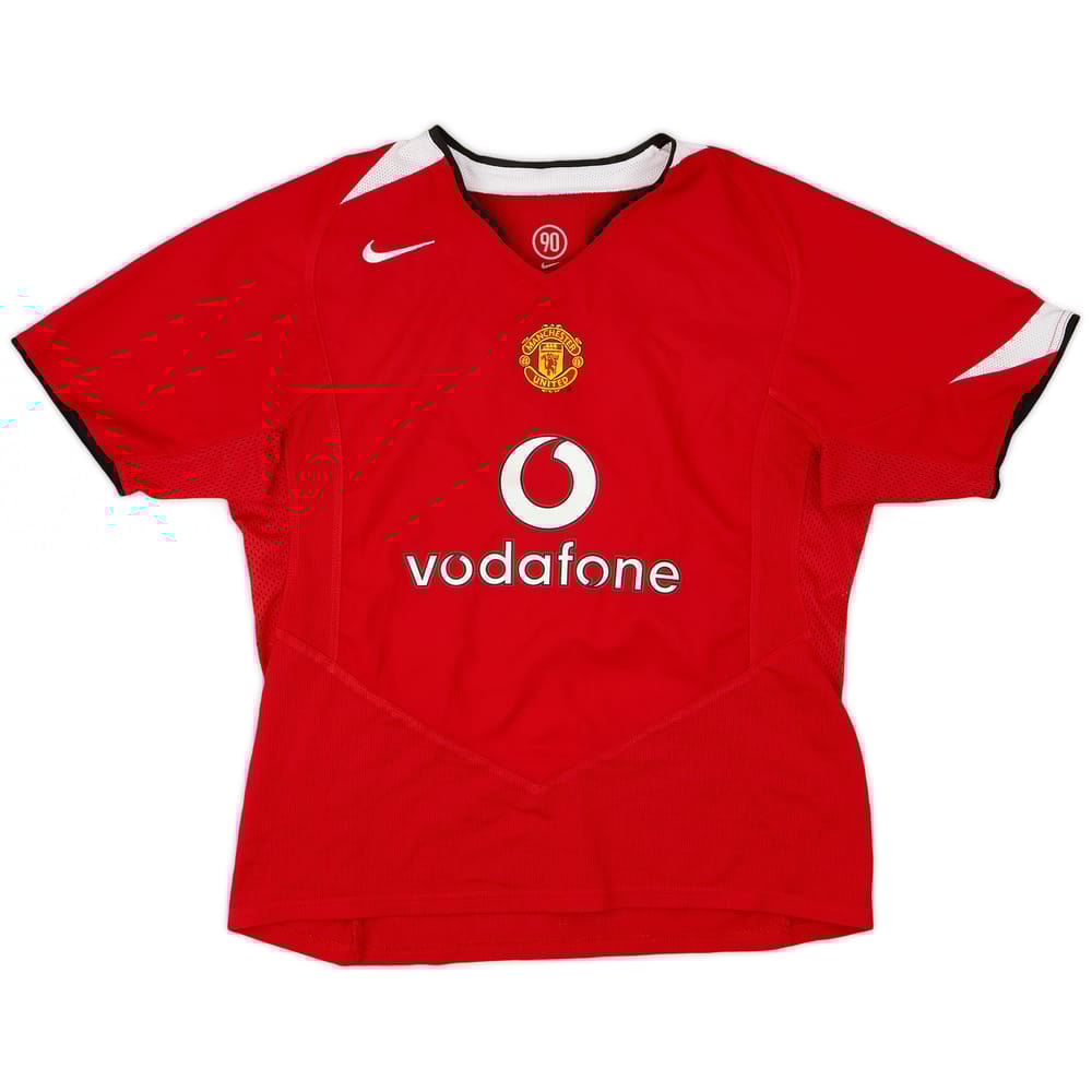 2004-06 Manchester United Home Shirt - 7/10 - (L.Boys)