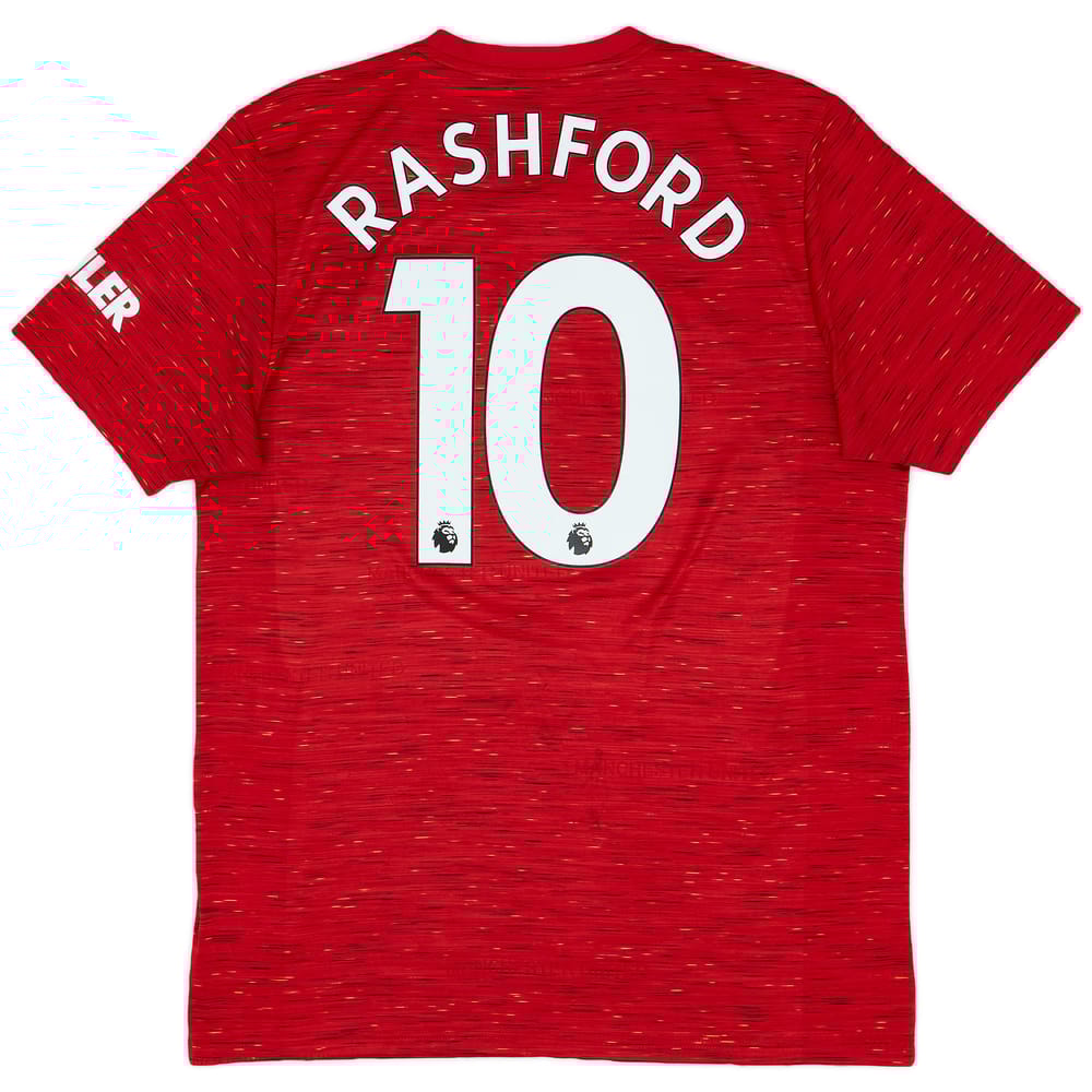 2020-21 Manchester United Home Shirt Rashford #10 - 9/10 - (L)