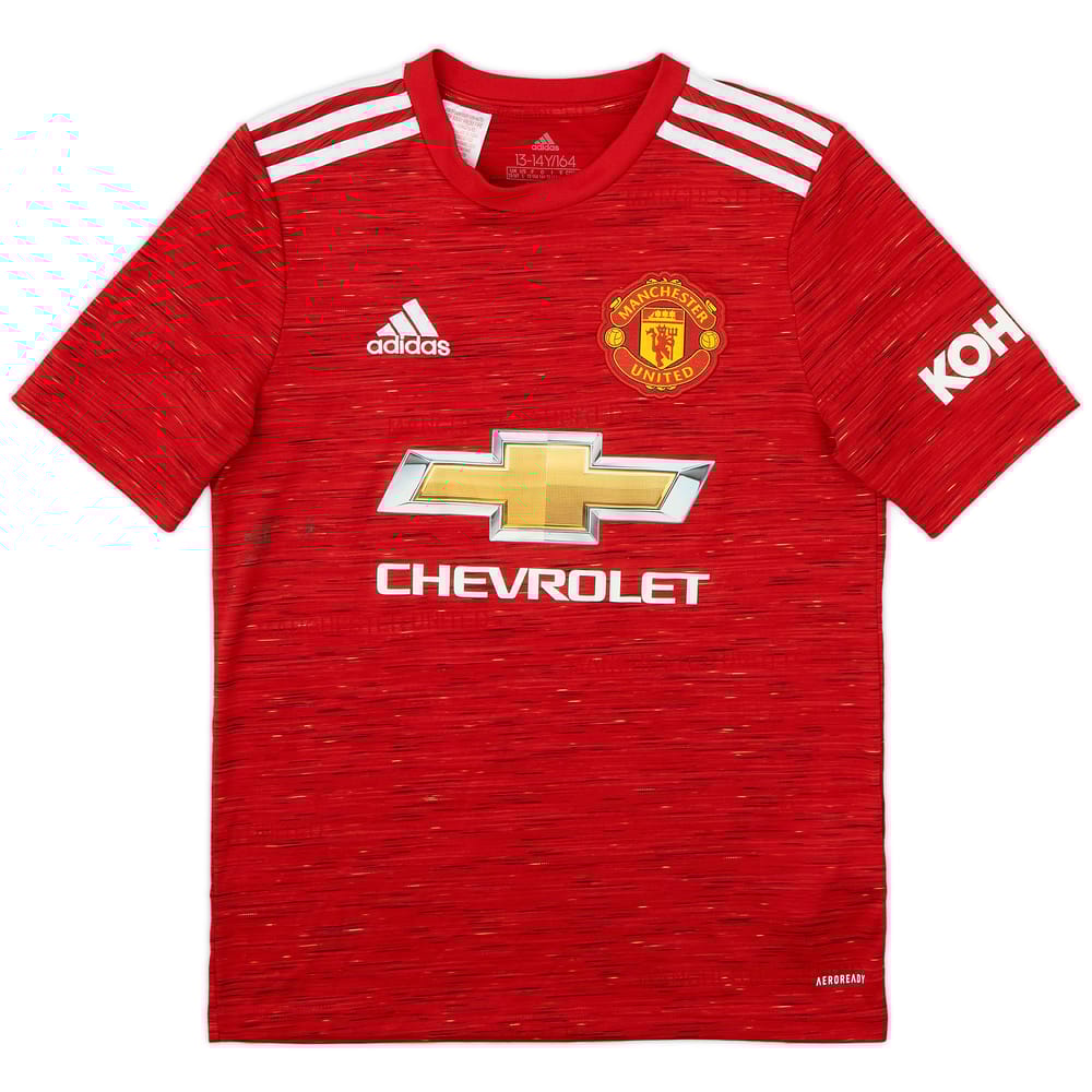 2020-21 Manchester United Home Shirt - 5/10 - (L.Boys)
