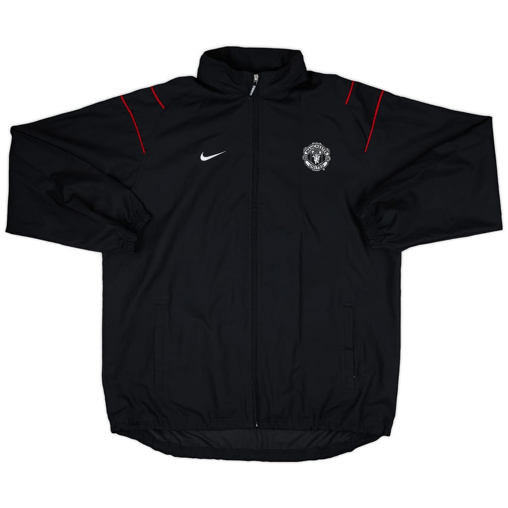 2003-04 Manchester United Nike Hooded Rain Jacket - 9/10 - (XL)