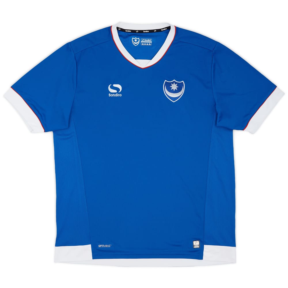 2016-17 Portsmouth Home Shirt - 9/10 - (L)
