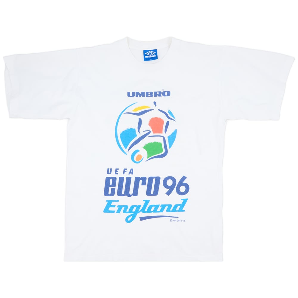 1996 England Umbro 'Euro 96' Leisure Shirt - 9/10 - (XL)