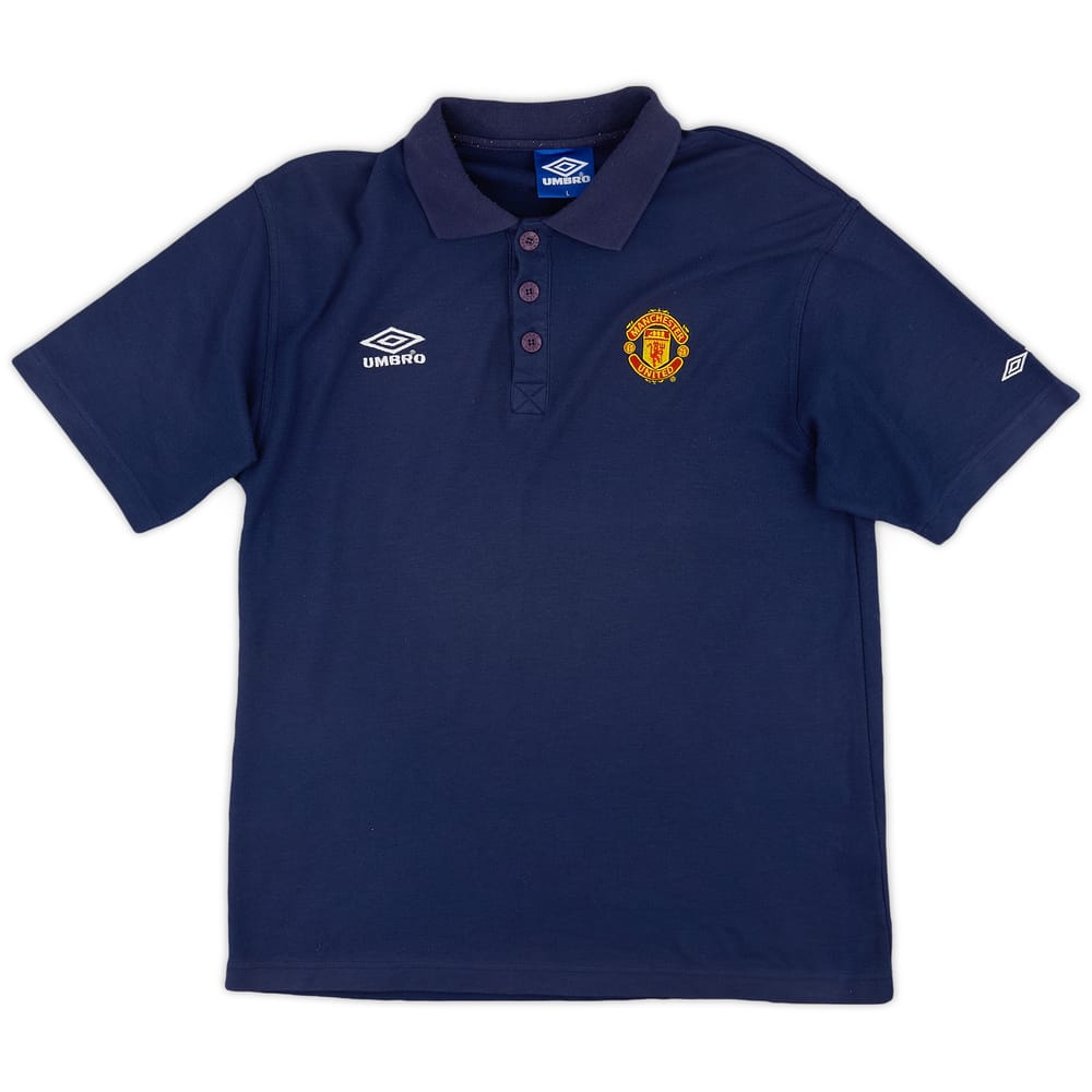 1998-99 Manchester United Umbro Polo Shirt - 6/10 - (L)