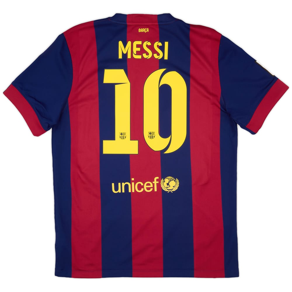 2014-15 Barcelona Home Shirt Messi #10 (L)