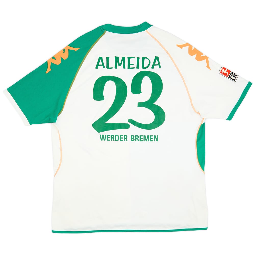 2007-08 Werder Bremen Third Shirt Almeida #23 - 7/10 - (3XL)