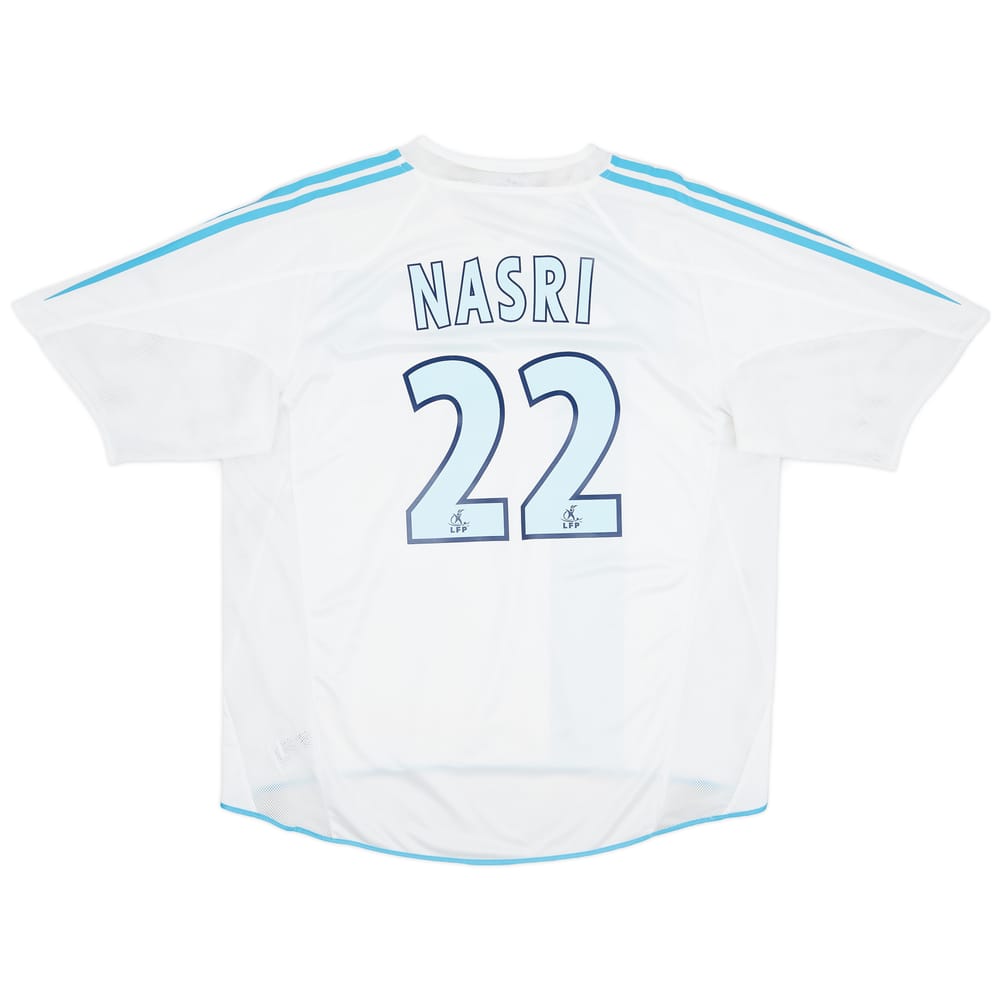 2004-05 Olympique Marseille Home Shirt Nasri #22 - 8/10 - (XL)