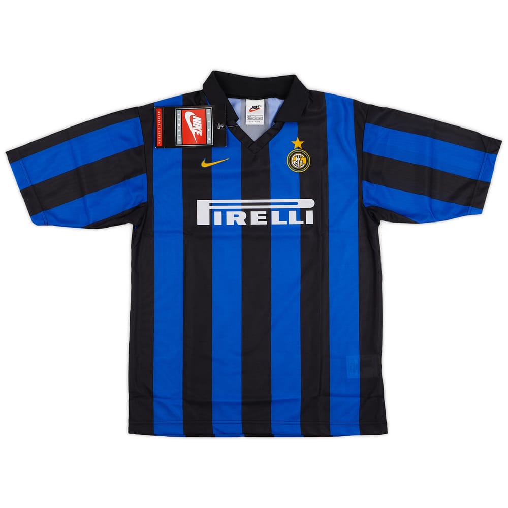 1999-00 Inter Milan Basic Home Shirt (L.Boys)