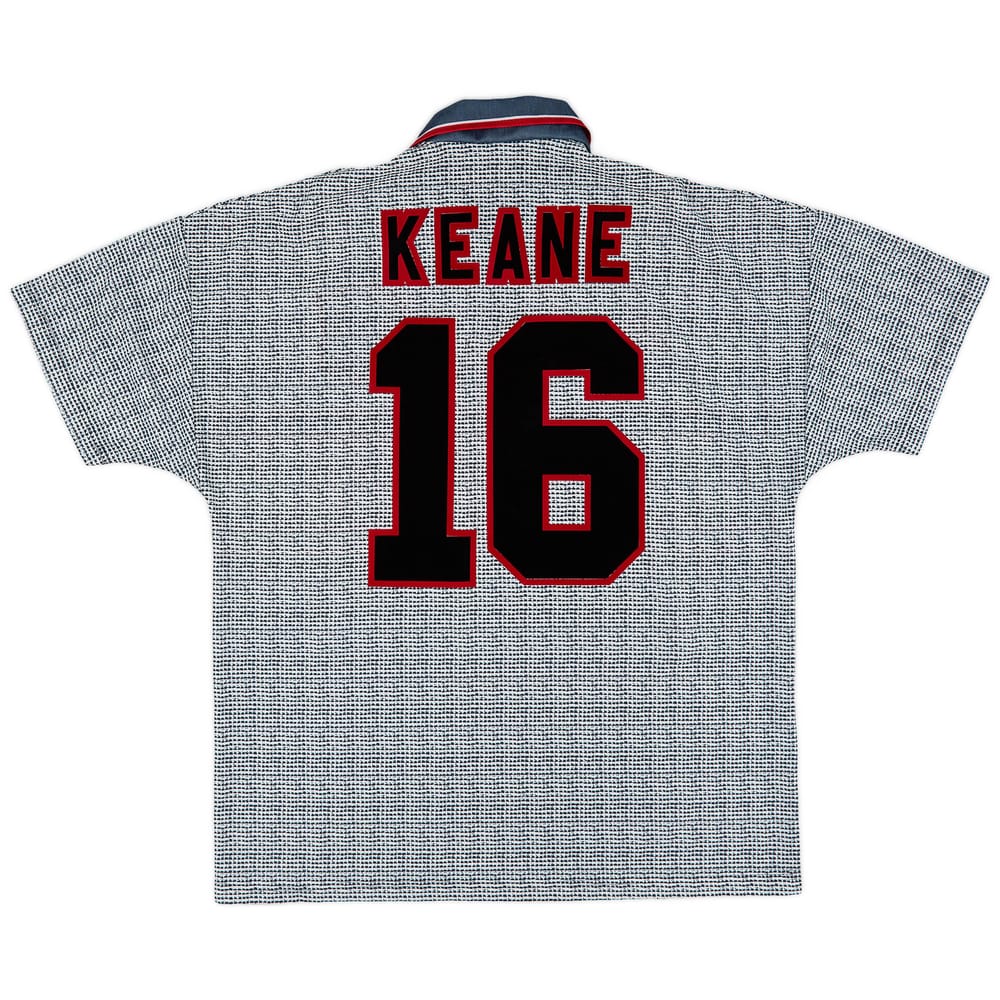 1995-96 Manchester United Away Shirt Keane #16 - 7/10 - (L)