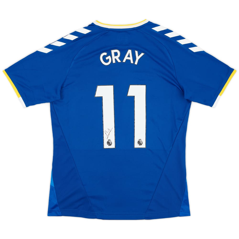 2021-22 Everton 'Signed' Home Shirt Gray #11 (M)