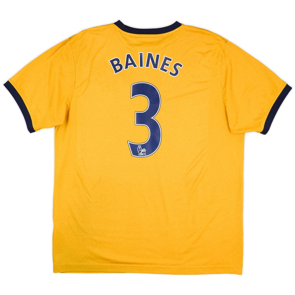 2011-12 Everton Away Shirt Baines #3 - 10/10 - (L)