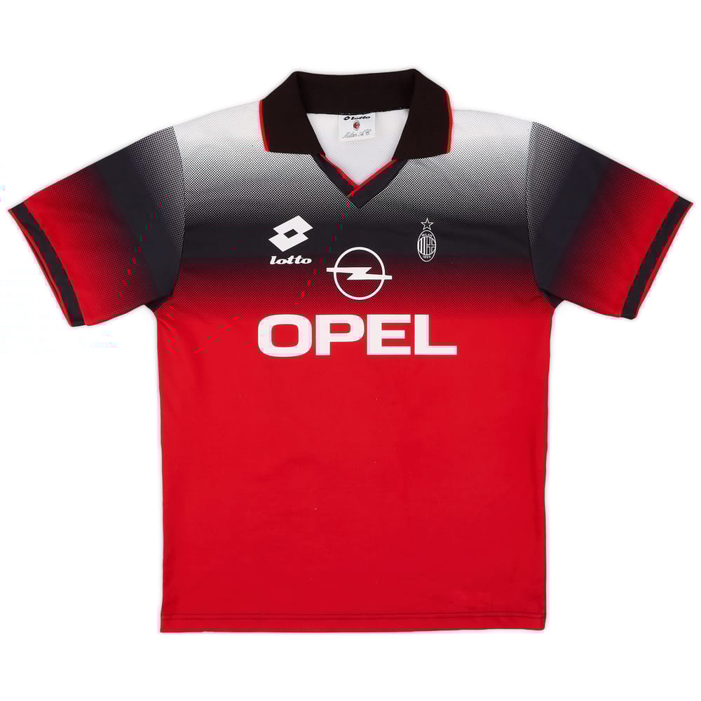 1995-96 AC Milan Lotto Training Shirt - 6/10 - (L)