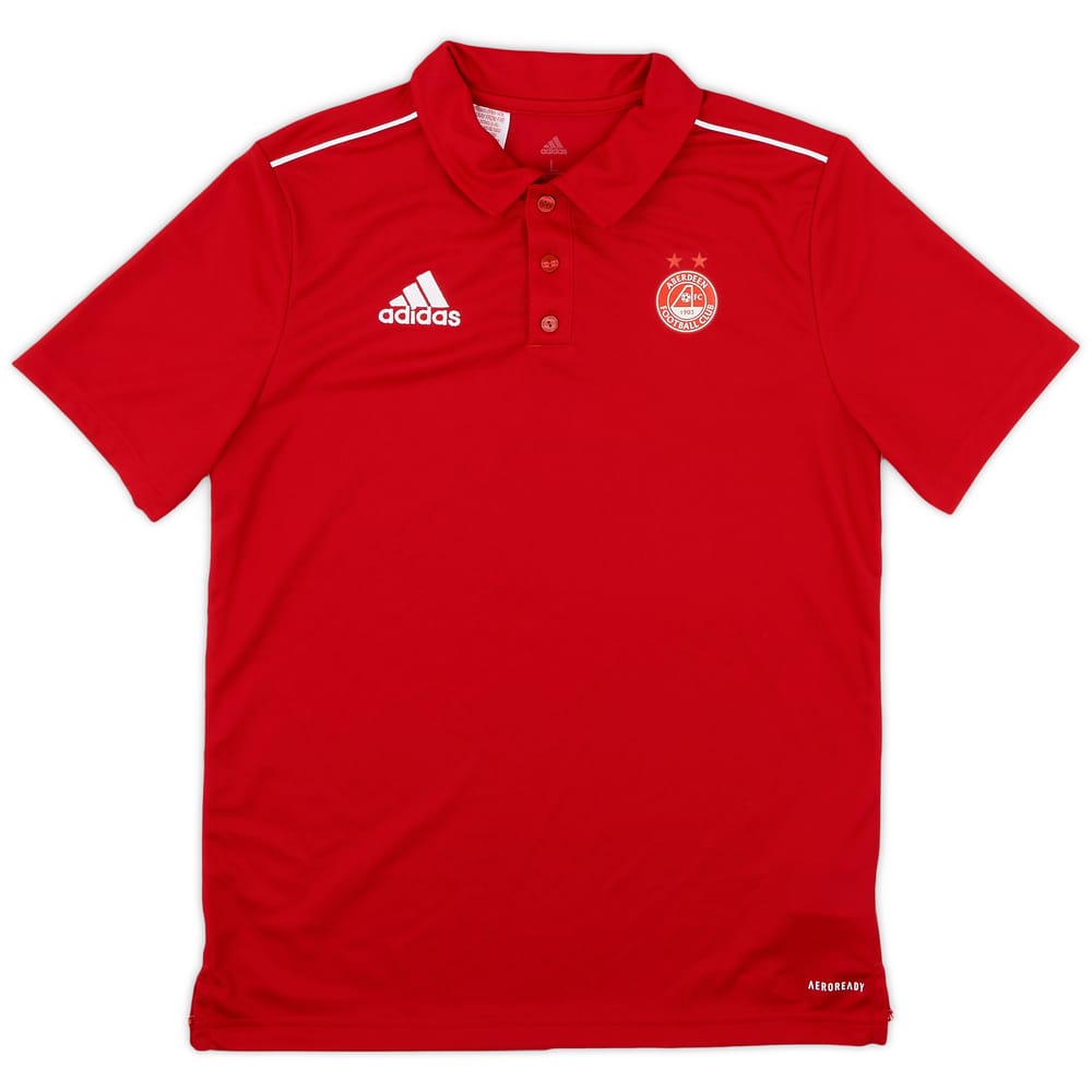 2020-21 Aberdeen adidas Polo Shirt - 9/10 - (L.Boys)