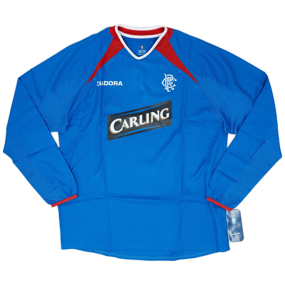 2003-05 Rangers Home L/S Shirt (L)
