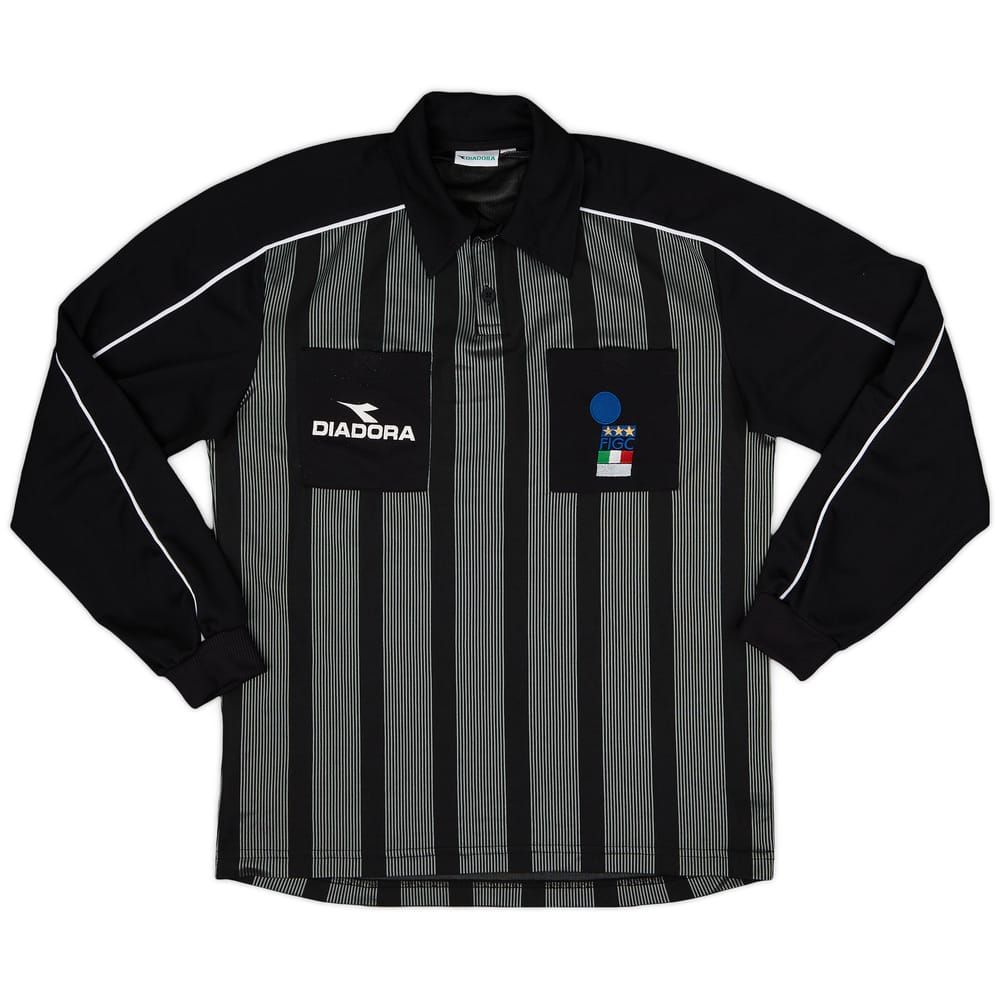 1990s Italy FIGC Diadora Referee L/S Shirt - 6/10 - (L)