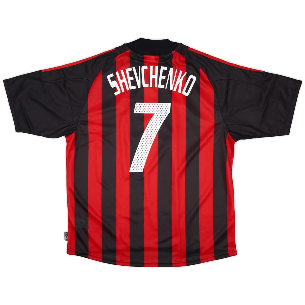 2002-03 AC Milan Home Shirt Shevchenko #7 (XL)