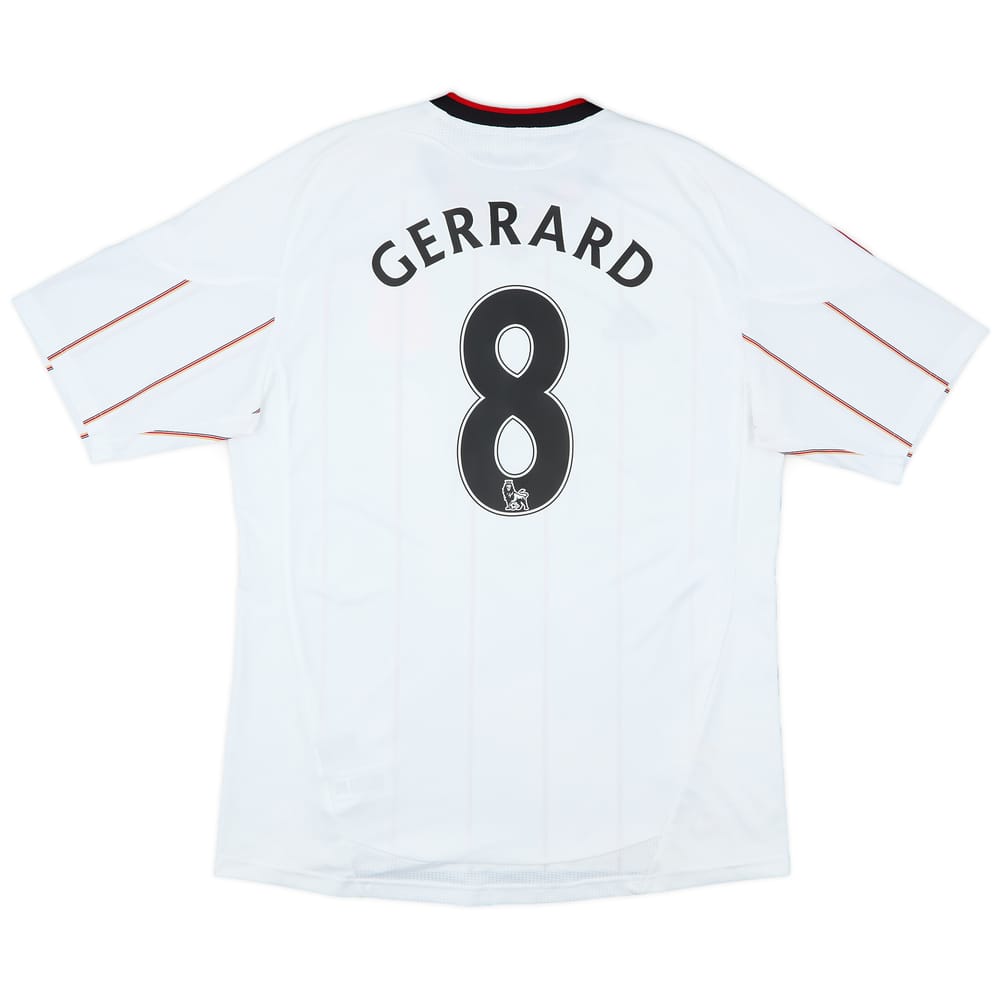 2010-11 Liverpool Away Shirt Gerrard #8 - 5/10 - (L)