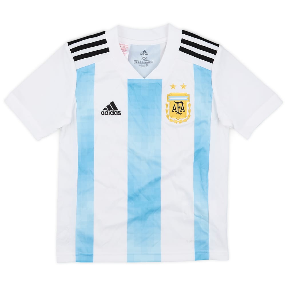2018-19 Argentina Home Shirt - 9/10 - (XS.Boys)