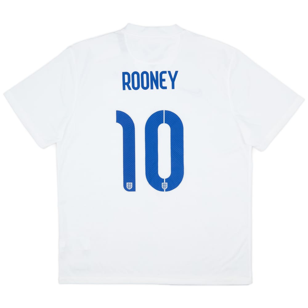 2014-15 England Home Shirt Rooney #10 (XL)