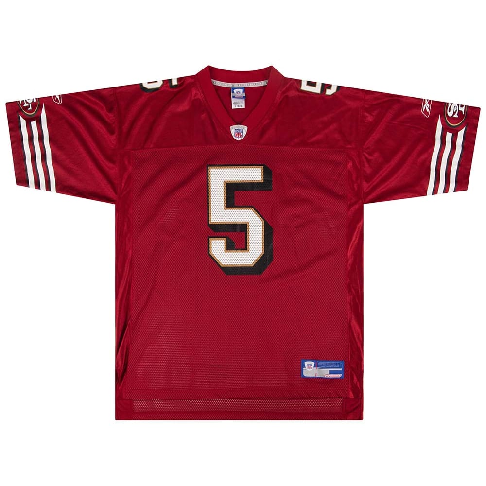 2002-03 San Francisco 49ers Garcia #5 Reebok On Field Jersey (Home) M