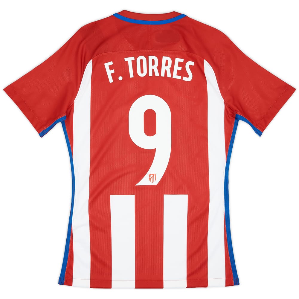 2016-17 Atletico Madrid Player Issue Home Shirt Torres #9 (M)