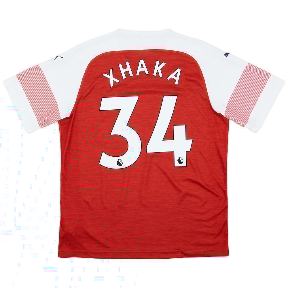 2018-19 Arsenal Home Shirt Xhaka #34 - 7/10 - (L)