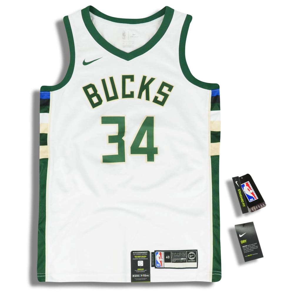 2017-23 Milwaukee Bucks Antetokounmpo #34 Nike Swingman Jersey (Home) XL - W/Tags