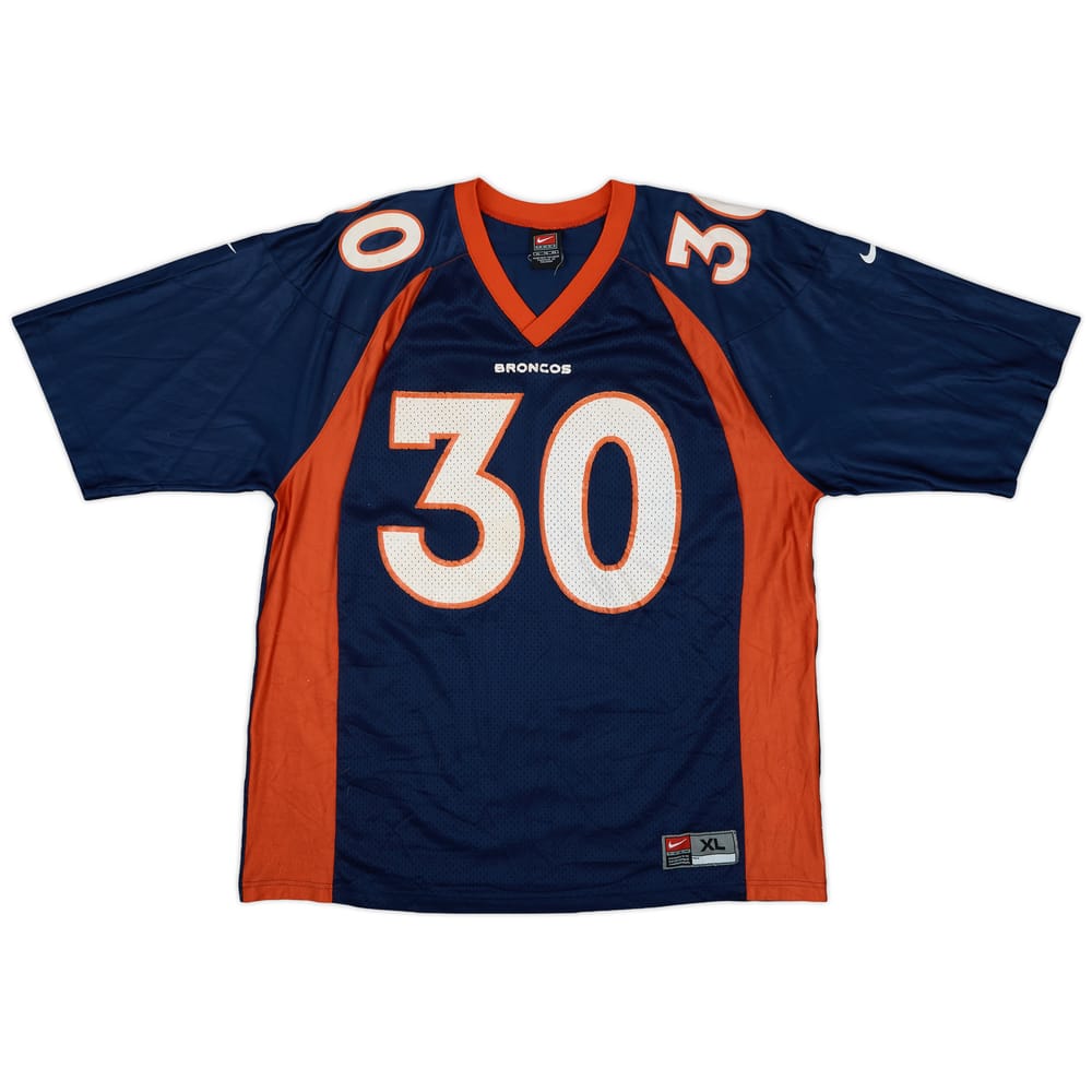 1997-00 Denver Broncos Davis #30 Nike Home Jersey - 6/10 - (XL)