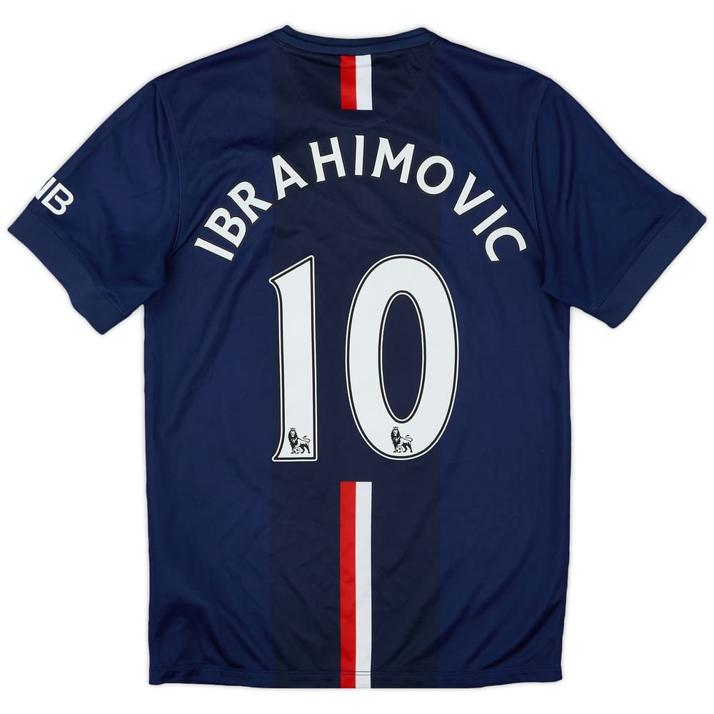 2014-15 Paris Saint-Germain Home Shirt Ibrahimovic #10 - 8/10 - (S)