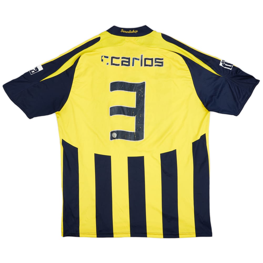 2007-08 Fenerbahce Home Shirt R.Carlos #3 - 4/10 - (XXL)