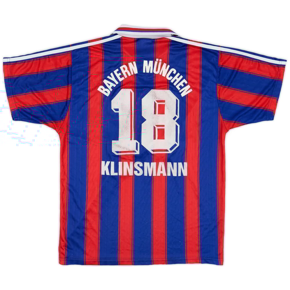 1995-97 Bayern Munich Home Shirt Klinsmann #18 - 5/10 - (M)