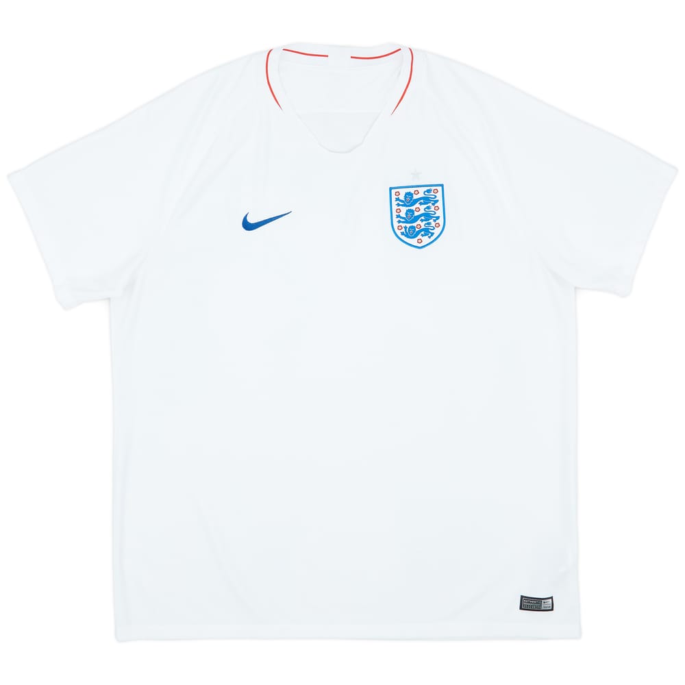 2018-19 England Home Shirt - 7/10 - (XXL)