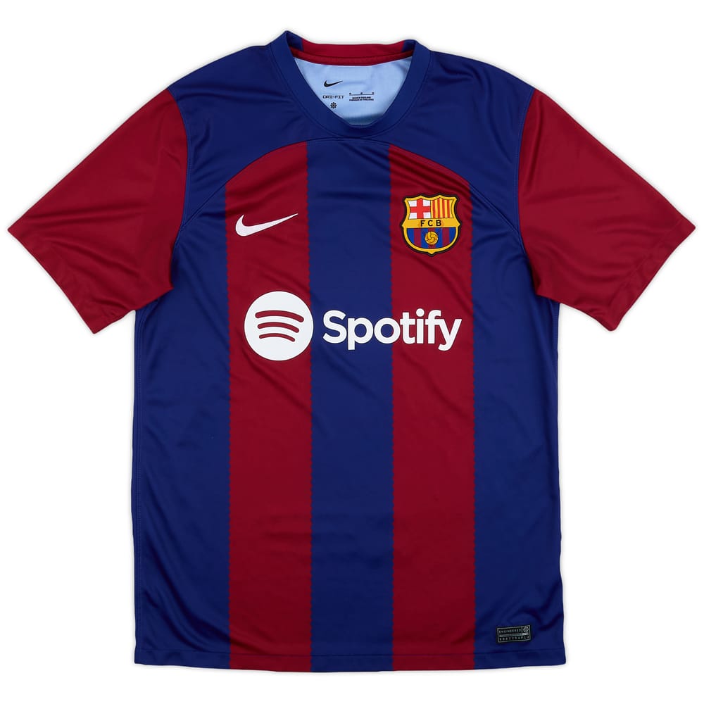 2023-24 Barcelona Home Shirt - 9/10 - (M)