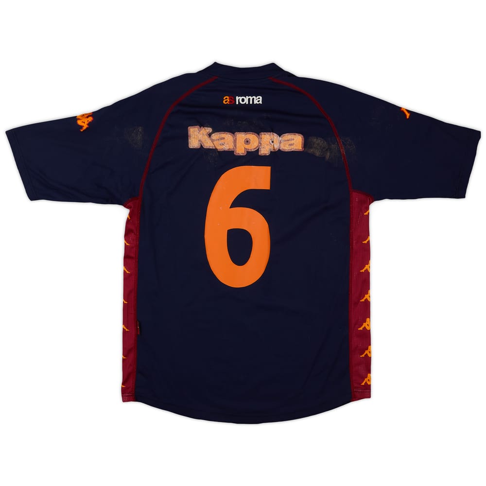 2001-02 Roma Kappa Training Shirt #6 - 4/10 - (L)