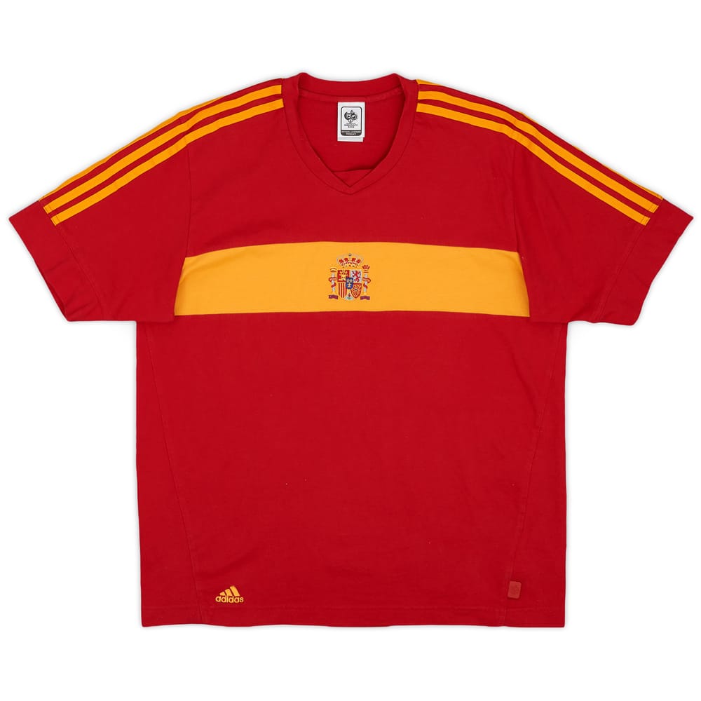 2006 Spain 'FIFA World Cup' adidas Fan Tee - 8/10 - (L)