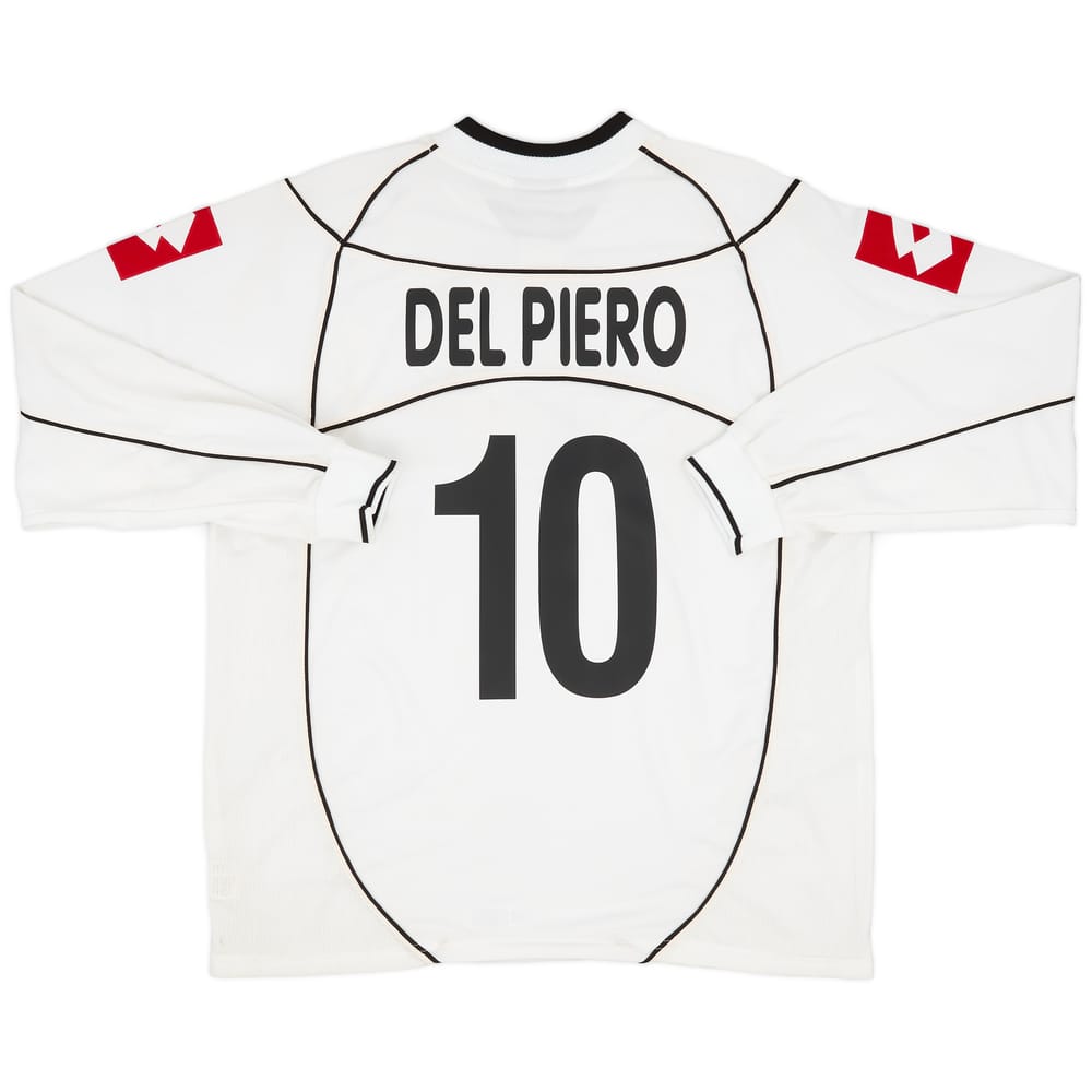 2002-03 Juventus Away L/S Shirt Del Piero #10 (XL)