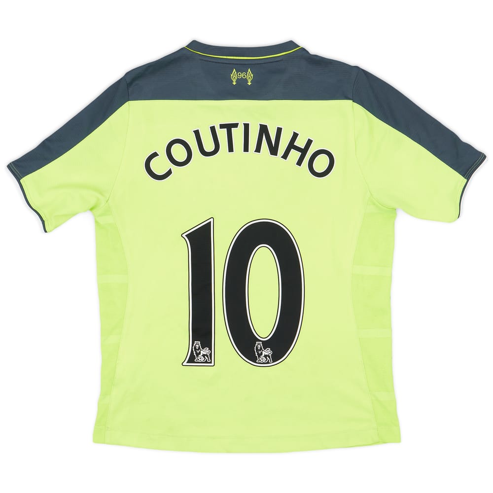 2016-17 Liverpool Third Shirt Coutinho #10 - 7/10 - (L.Boys)