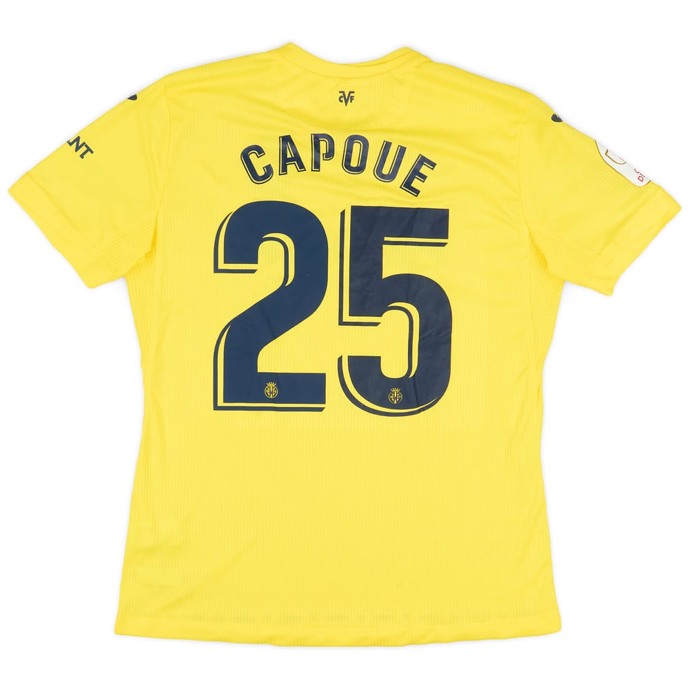 2020-21 Villarreal Match Issue Copa del Rey Home Shirt Capoue #25